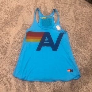 Aviator Nation Neon Blue Tank
Adult XS